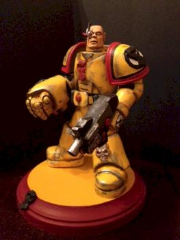Large Scale Imperial Fist Space Marine by Exterminatus