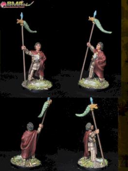 PAINTED ARTHURIAN,PICT,VIKING WARRIOR (SAGA) Standard Bearer by belminiart