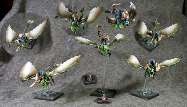 Lizardmen Ripperdactyl Riders by Grigory