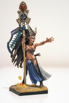 High Elf Sea Guard Sorceress by Pashbacca