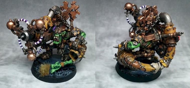 Ork Big Mek with Shokk Attack Gun by -Zorg-