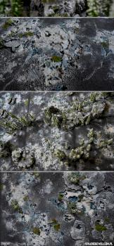 DETAILS+ WINTER MODULAR 72x48 SNOW GAMEBOARD wip scenery terrain by studiolevel