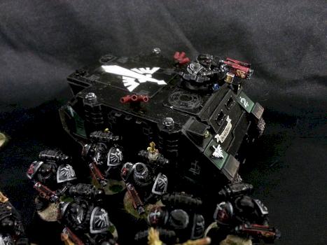 Dark Angels Rhino by maximusis1st