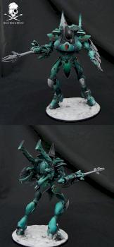 Wraithknight with Suncannon and Scattershield by Jolly Roger Studio