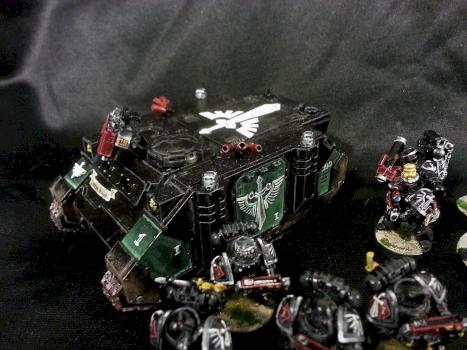 Dark Angels Rhino by maximusis1st