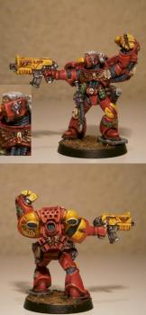 Blood Angels Captain (Games Day 2012) by Treveron