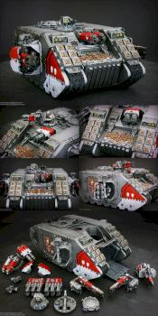 Grey Knights Land Raider Crusader, Redeemer Venerandum by War and Paint