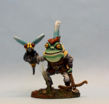 Dark Sword Miniature Visions in Fantasy Frog Master of the Hunt 7913 by superbug983
