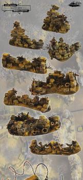 Ruined RAZOR WIRE WALLS wip scenery terrain DETAILS+ by studiolevel