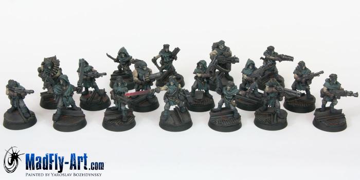 Necromunda Cawdor Gang by MadFlyArtStudio