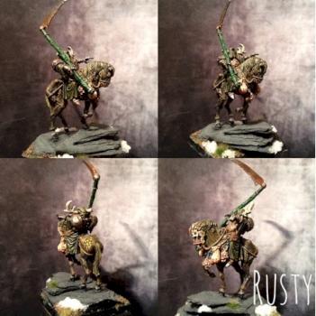 Chaos Warrior - Nurgle Lord on Daemonic Mount by vbt