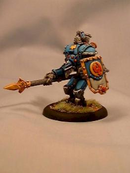 Cygnar Lancer... side view by pantofful