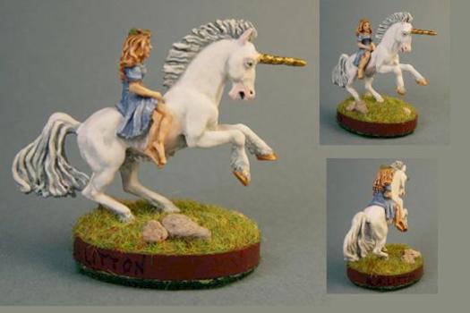 unicorn and princess rider by ralitton