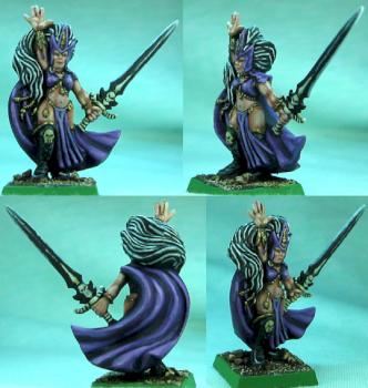 Dark Elven Sorceress Mage by golgfag