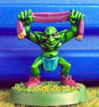 Blood Bowl Goblin Hooligan by anges