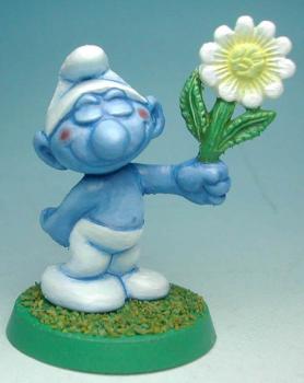 a blue schtroumph by ramets family