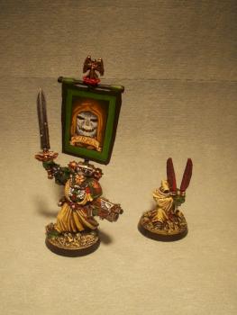 Commander Azrael + Helmet Bearer by aborus