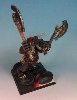GW Minotaur Lord on Lava Base, pic3 by natch20.com