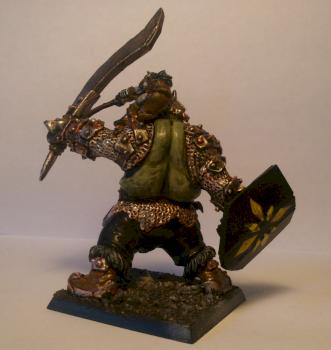 Ogre tyrant with enchanted shield by Risen Death