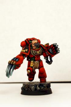 Blood Angel Veteran Sergeant w/Lightning Claws by FatboyTheHungry