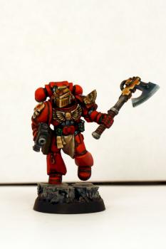 Blood Angel Veteran w/Power Axe by FatboyTheHungry