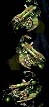 Necron annihilation barge by Tryzna