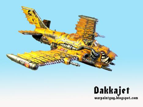 Ork Dakkajet by WarPaintGuy