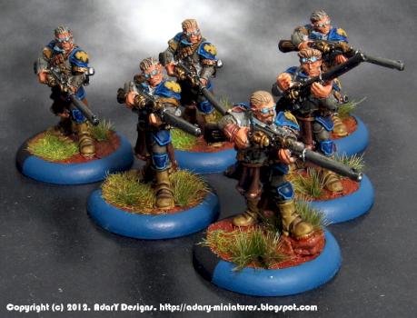 Cygnar long gunners by adary