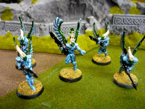 Eldar Swooping Hawks by godspeed818