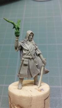 Enki, Fire wizard (bigger picture) by buba