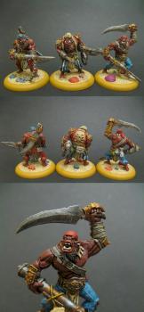 Black Ogrun Boarding Party Unit - Cryx by Muzzle