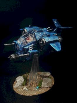 Space Marine Stormtalon Gunship by njc2601