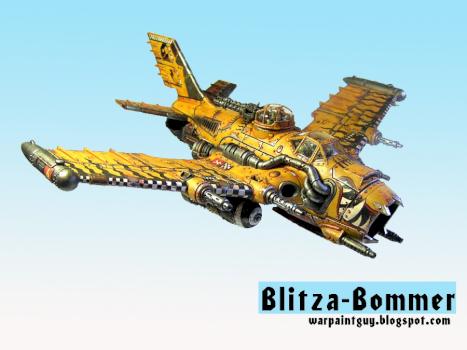 Ork Blitza-Bommer by WarPaintGuy
