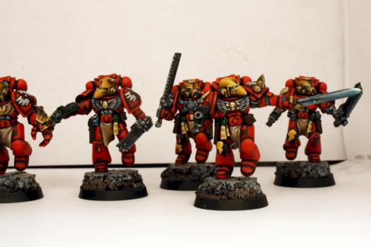 Blood Angel Veteran Squad, Group 2 by FatboyTheHungry