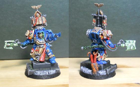 Space Marine Librarian in Terminator Armour (mnm painted) by Fynus79