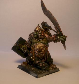 Ogre tyrant with enchanted shield by Risen Death