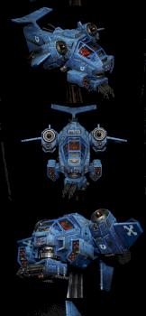 Space Marine Stormtalon Gunship - Ultramarine by AkhRa