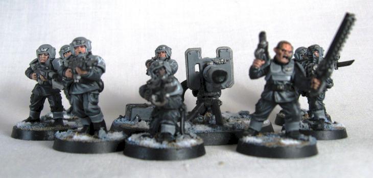 Cadian Shock Troops by Sanju
