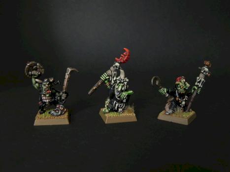 Night Goblin Boss and Shamans by Samuedio