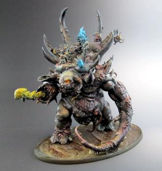 Nurgle Glotkin / chaos knight titan by Plebicidal