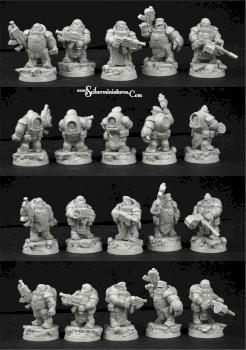Sci Fi Dwarves by Scibor
