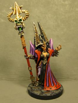 Dark Elf Sorceress by mikecarrero
