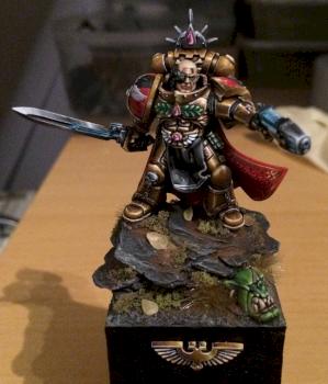 Blood Angel captain by sgeeson
