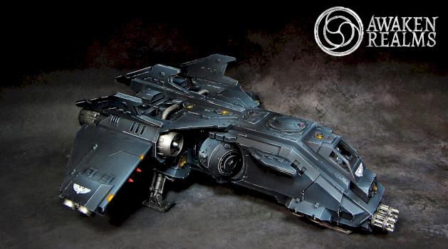 Dark Angels Ravenwing Fire Raptor by Awaken Realms