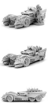 FEMALE IMPERIAL INQUISITOR WITH ARMORED INTERCEPTOR CAR by warex