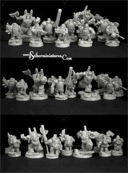 Sci Fi Dwarves by Scibor