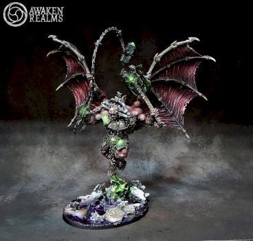Illidan Khorne Bloodthirster by Awaken Realms