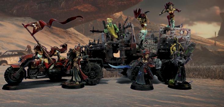 Necromunda Ash Wastes Gang (Max max inspired) by wtnind