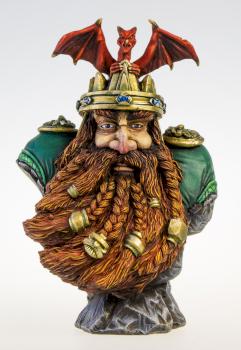 Dwarf King bust from Werewoolf Miniatures by RAFiX