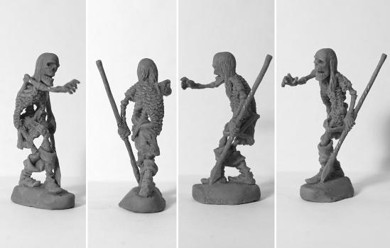 Skeleton warrior #1 (gray) by FenistSun